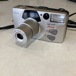 Canon Sure Shot 85 Zoom Point & Shoot 35mm Film Camera TESTED WORKS